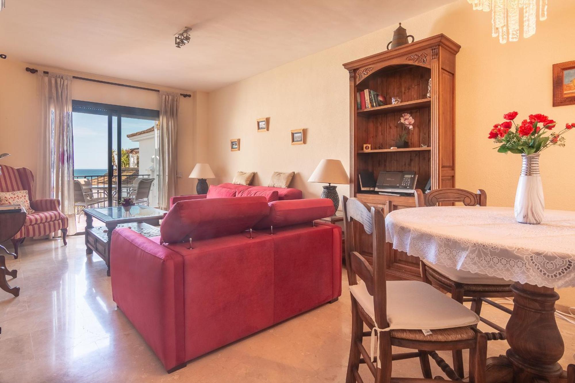 2233-Lovely 2 Bedrooms On The Beach, Pool And Port Manilva Ngoại thất bức ảnh